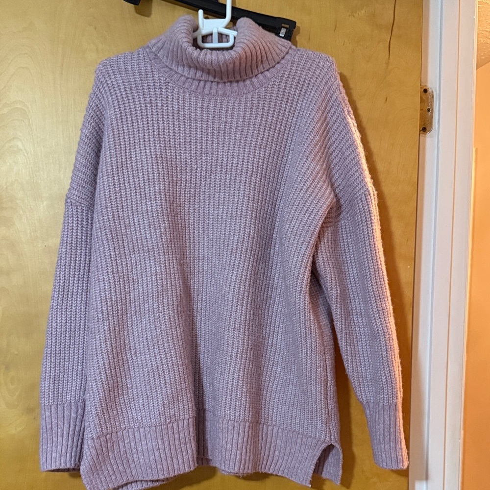 Nine West Soft Lilac Turtleneck Sweater